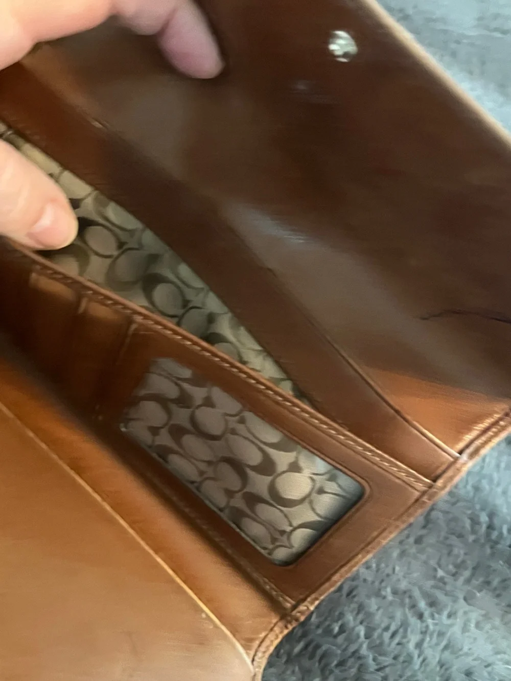 Vintage COACH Brown Leather Wallet